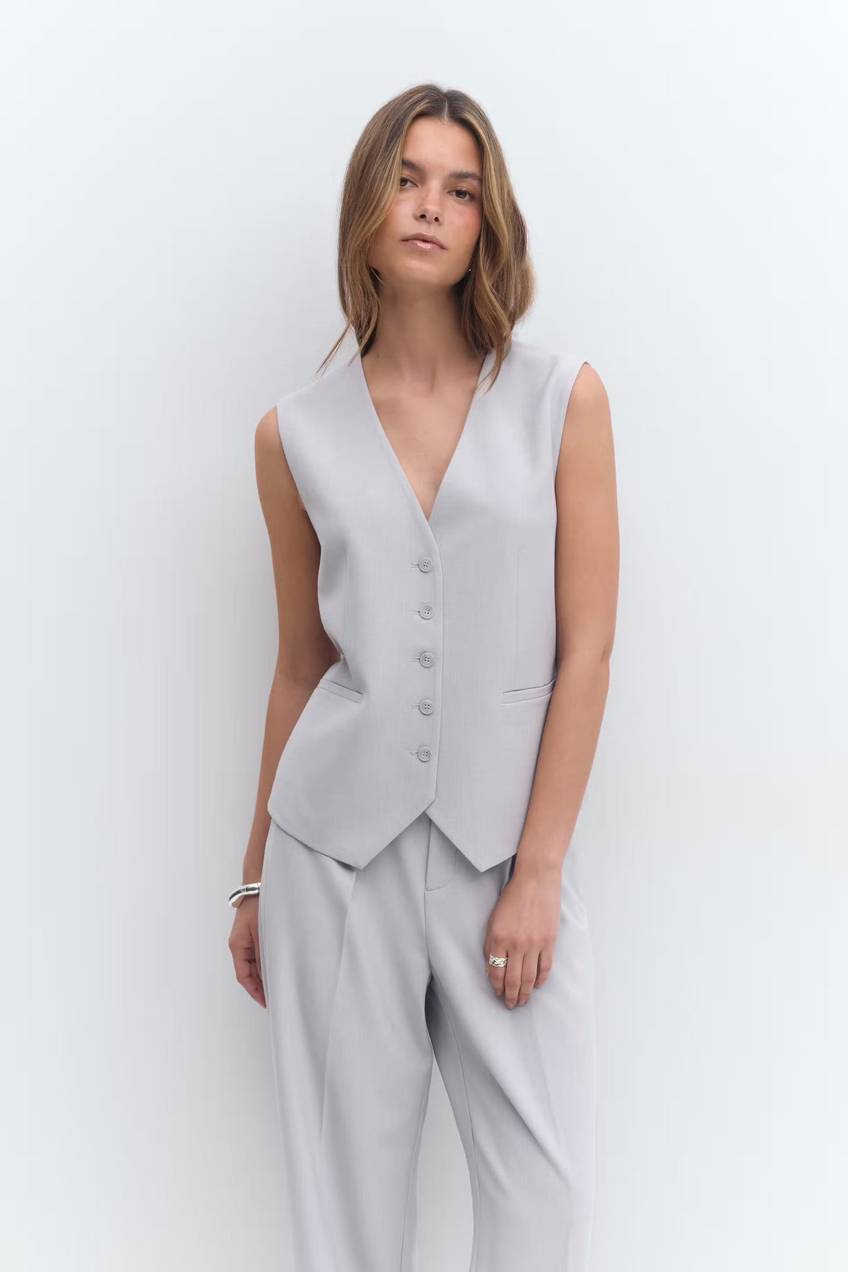 Zelia Loose Tailored Set - M
