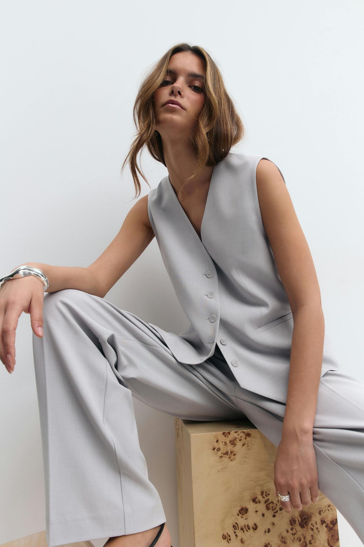 Zelia Loose Tailored Set - XS