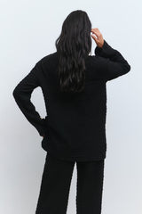 Mae Textured Set - Black - M