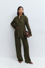 Mae Textured Set - Dark Green - XL