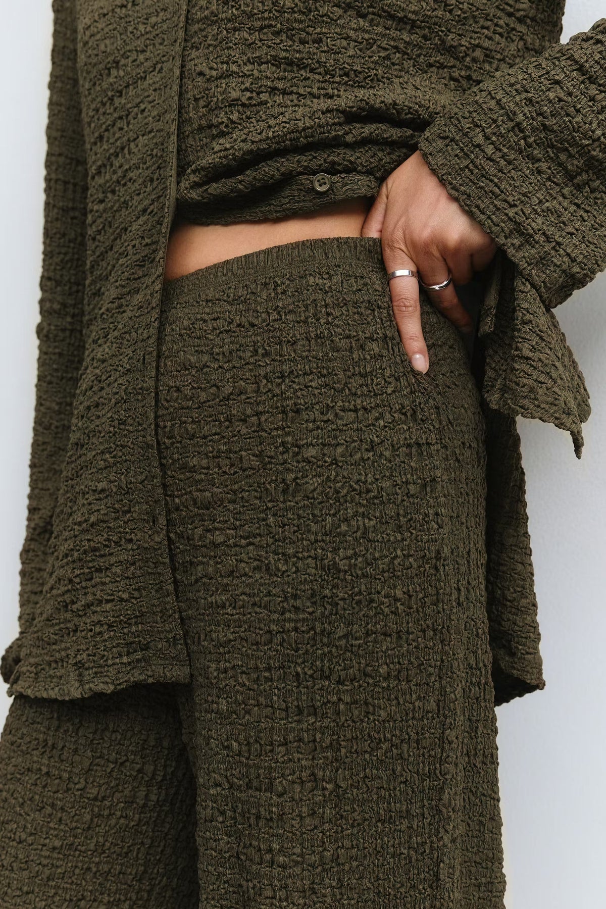 Mae Textured Set - Beige - L
