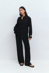 Mae Textured Set - Black - XL