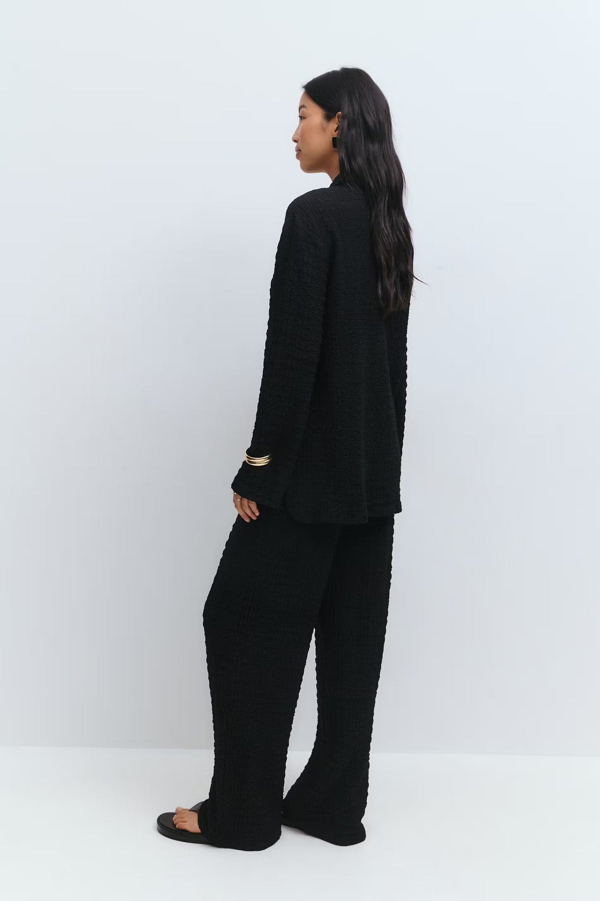 Mae Textured Set - Dark Green - S