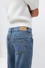 Eleni Low Wide Jeans - UK 6 (XS) - Navy