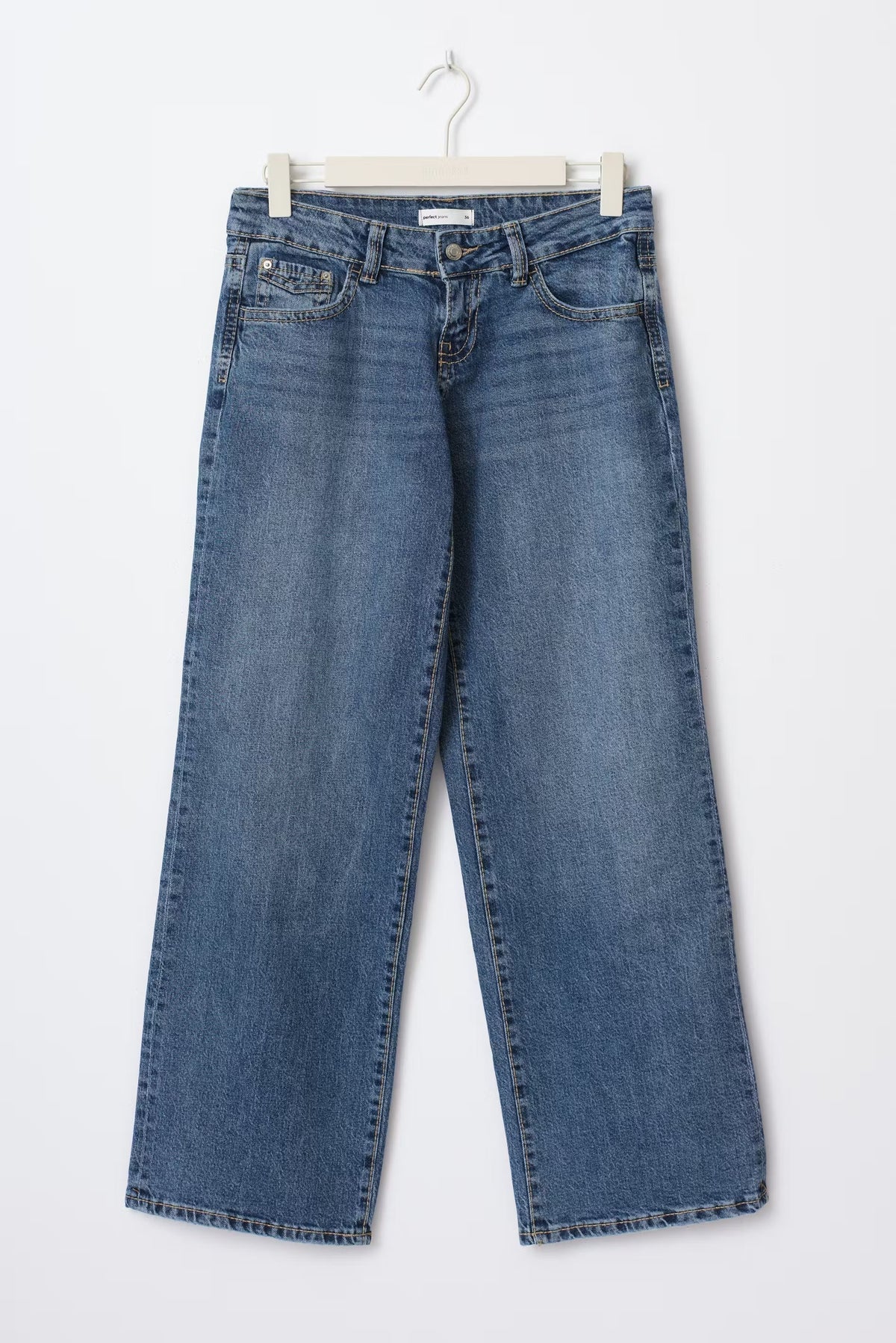 Eleni Low Wide Jeans - UK 6 (XS) - Gray