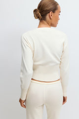 Vanya Fitted Knit Set - S - White