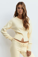 Vanya Fitted Knit Set - M - White
