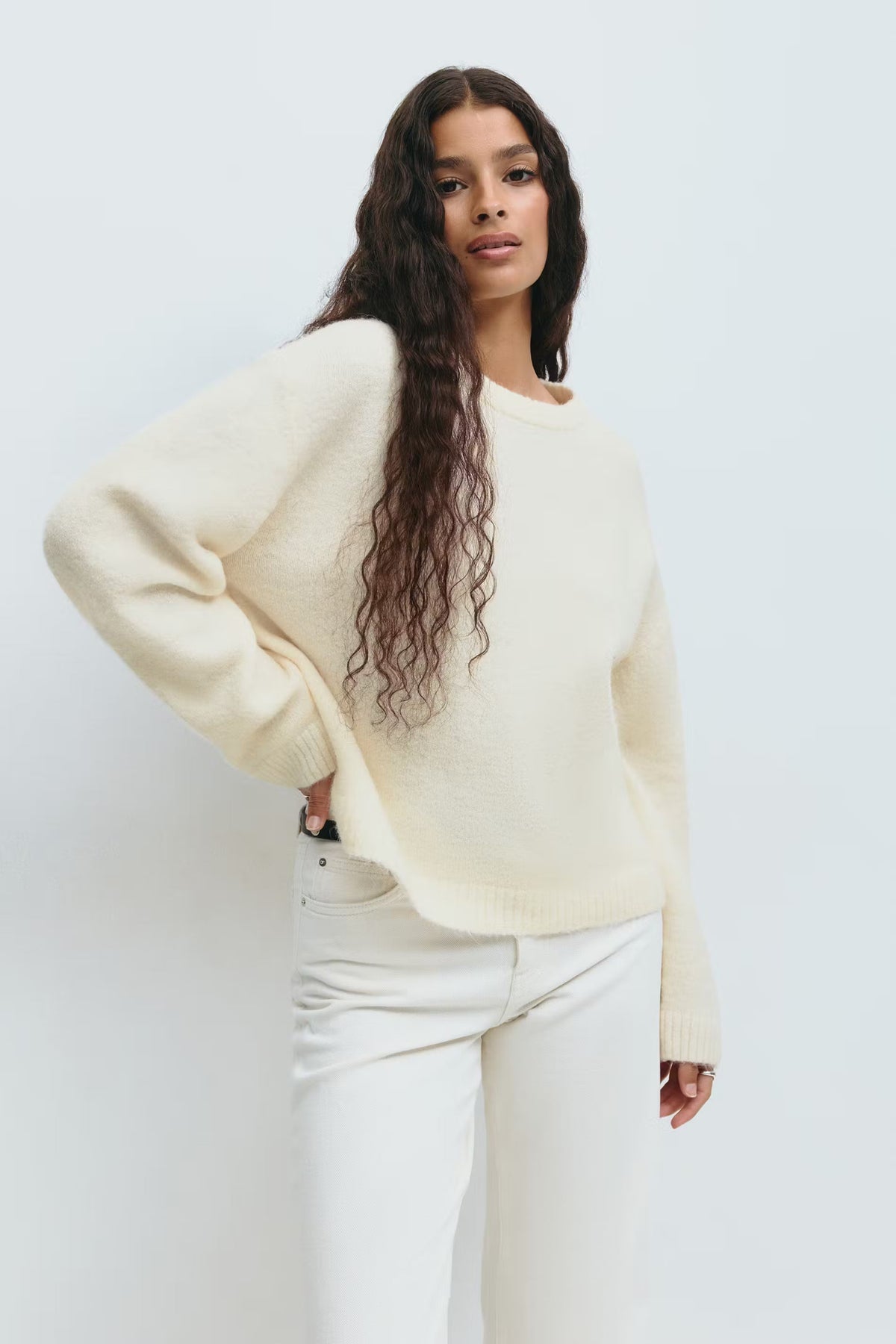 Isabel Knit Sweater - XS - Brown