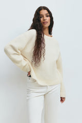 Isabel Knit Sweater - XS - Brown