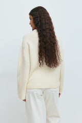 Isabel Knit Sweater - XS - Light Brown