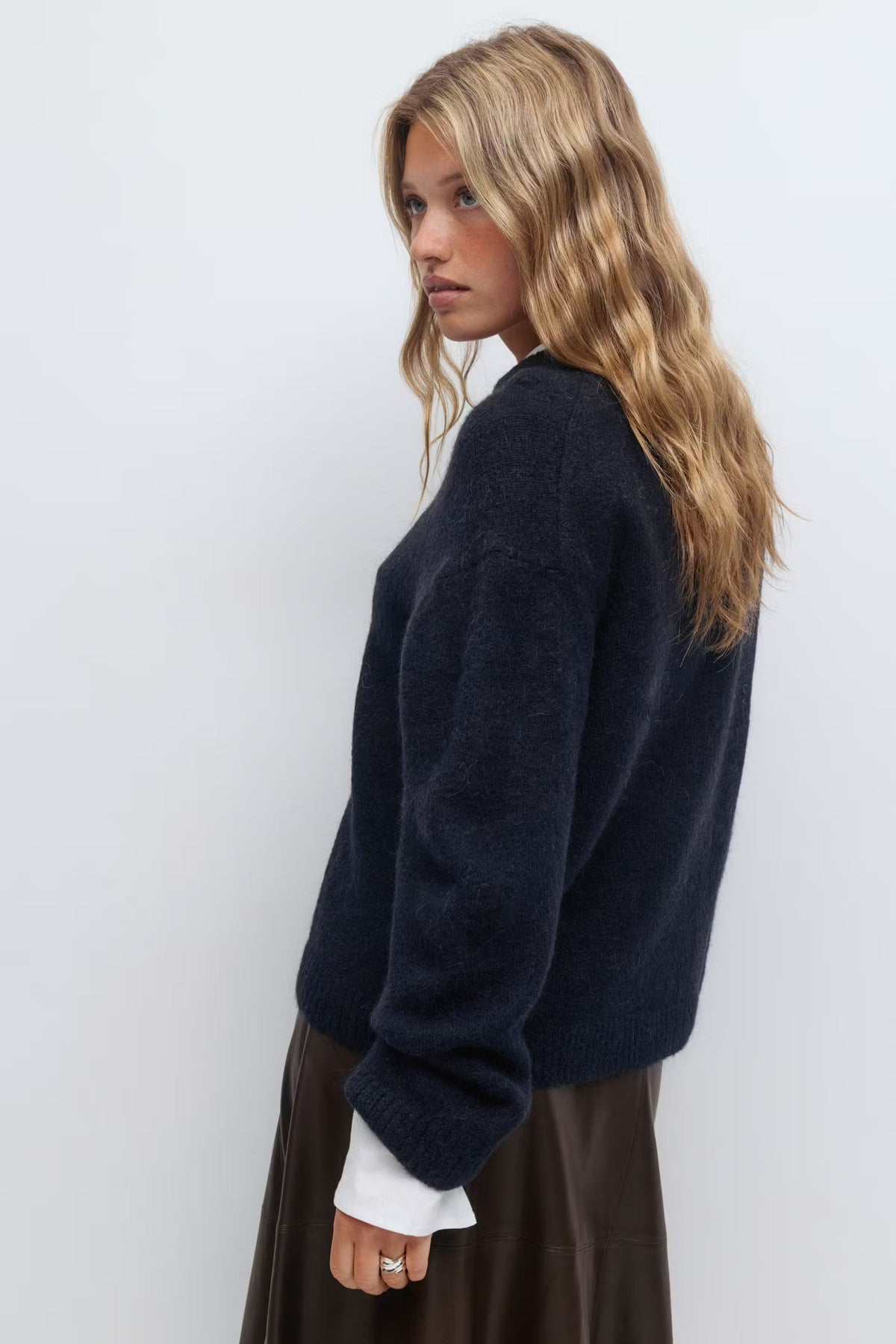 Isabel Knit Sweater - S - Black