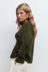 Isabel Knit Sweater - M - Bordeaux