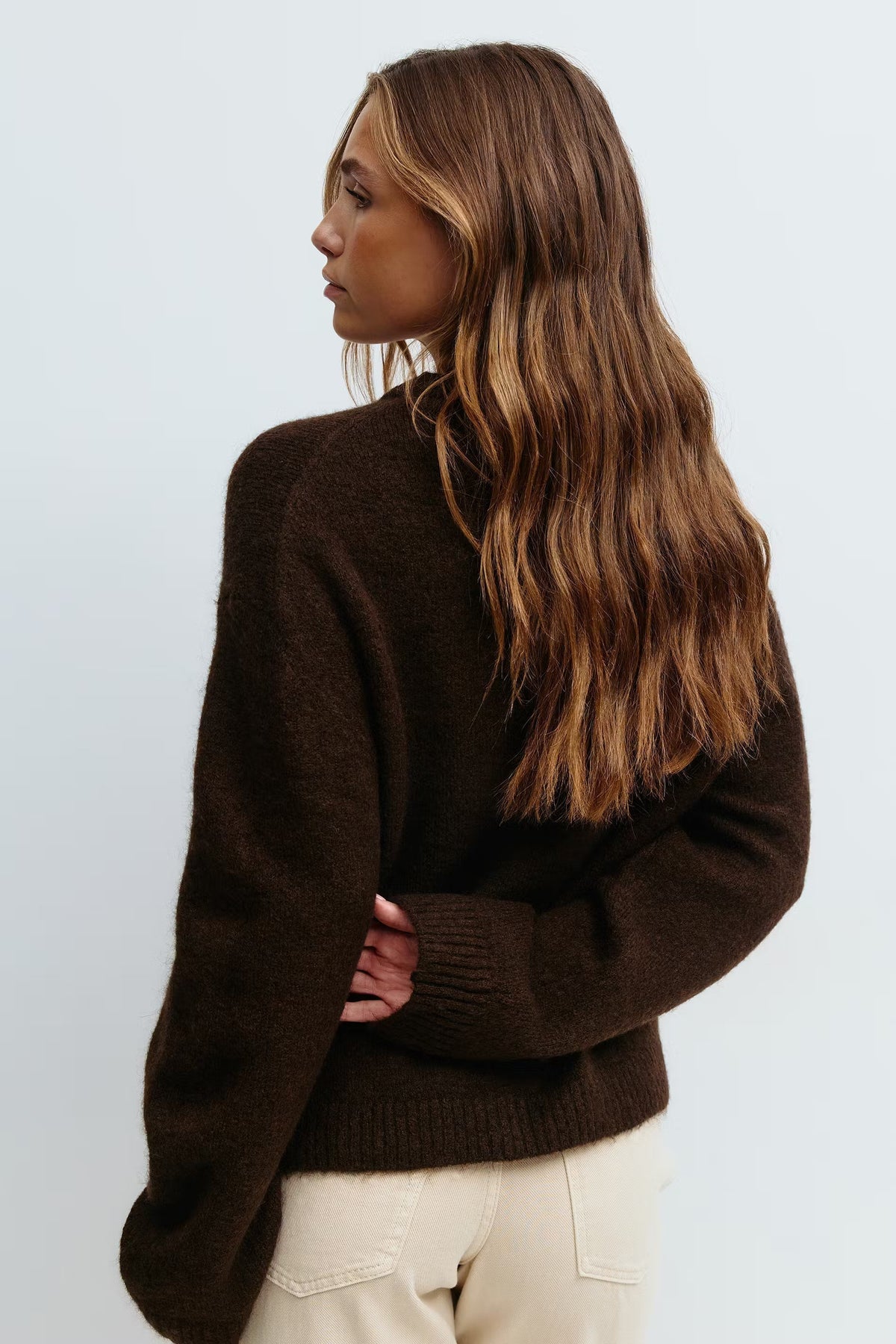 Isabel Knit Sweater - M - Yellow
