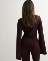 Ellie Lounge Set - Wine Red - XL