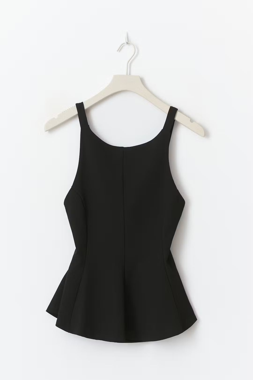 Sabella Peplum Top - S - Black