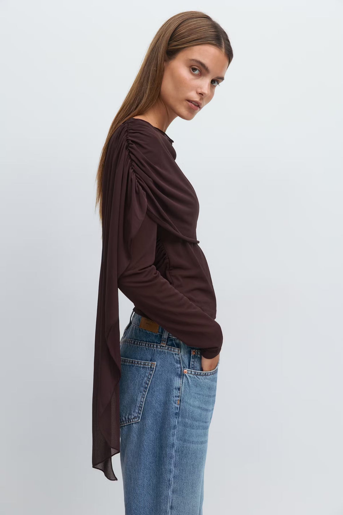 Sabryn Long Sleeve Top - S