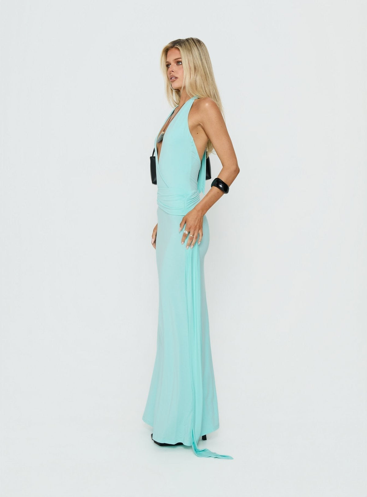 Beverly Maxi Dress - UK 10 - Blue