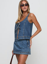 Steffy Denim Set - Navy - XL