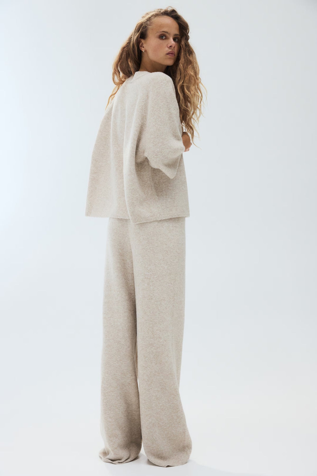 Bonnie Knit Co-ord - Beige - M