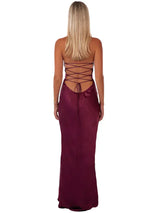 Jade Maxi Dress - Purple - XS