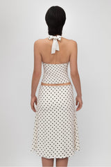 Lena Polka Set - White - L