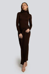 Tracy Maxi Dress - Brown - XS