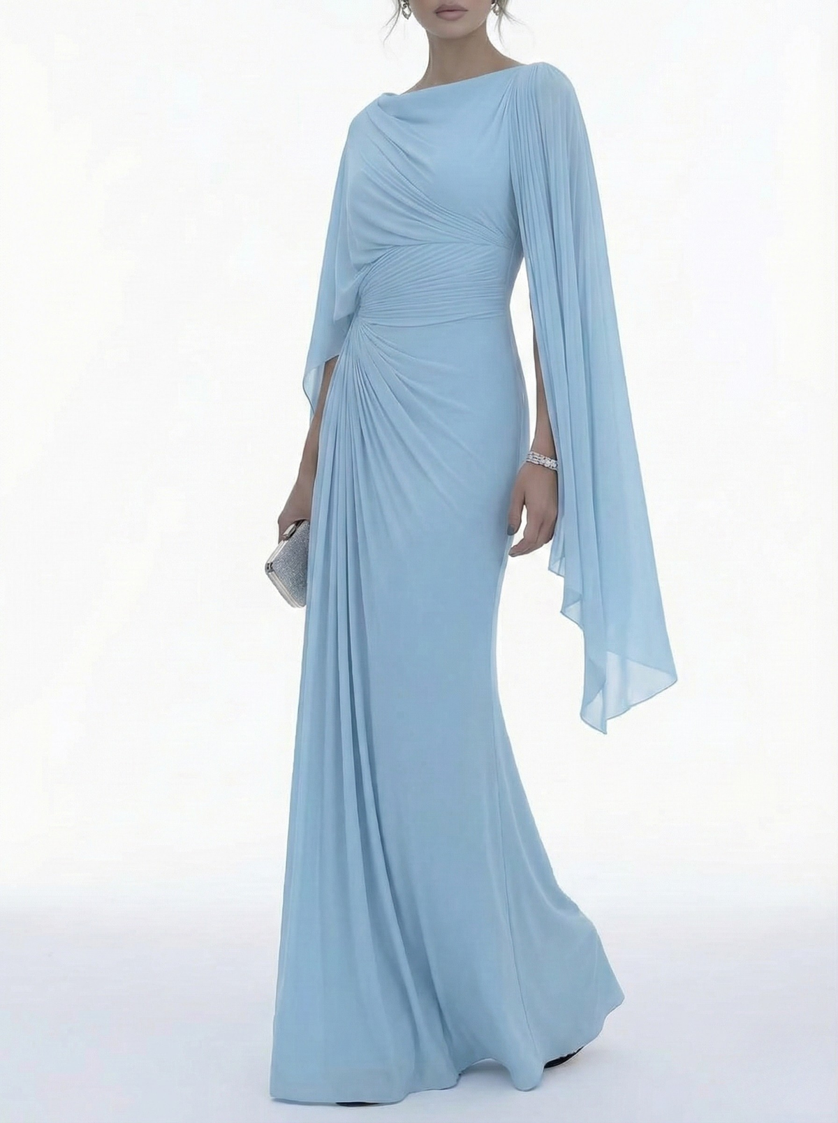 Everlee Maxi Dress - Light Blue - XL