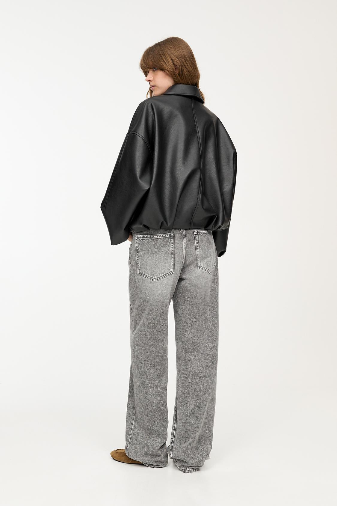 Celeste Leather Jacket - Black - XL