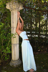 The Riviera Corset Wrap Set - Mist - L