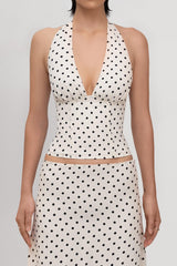 Lena Polka Set - White - S