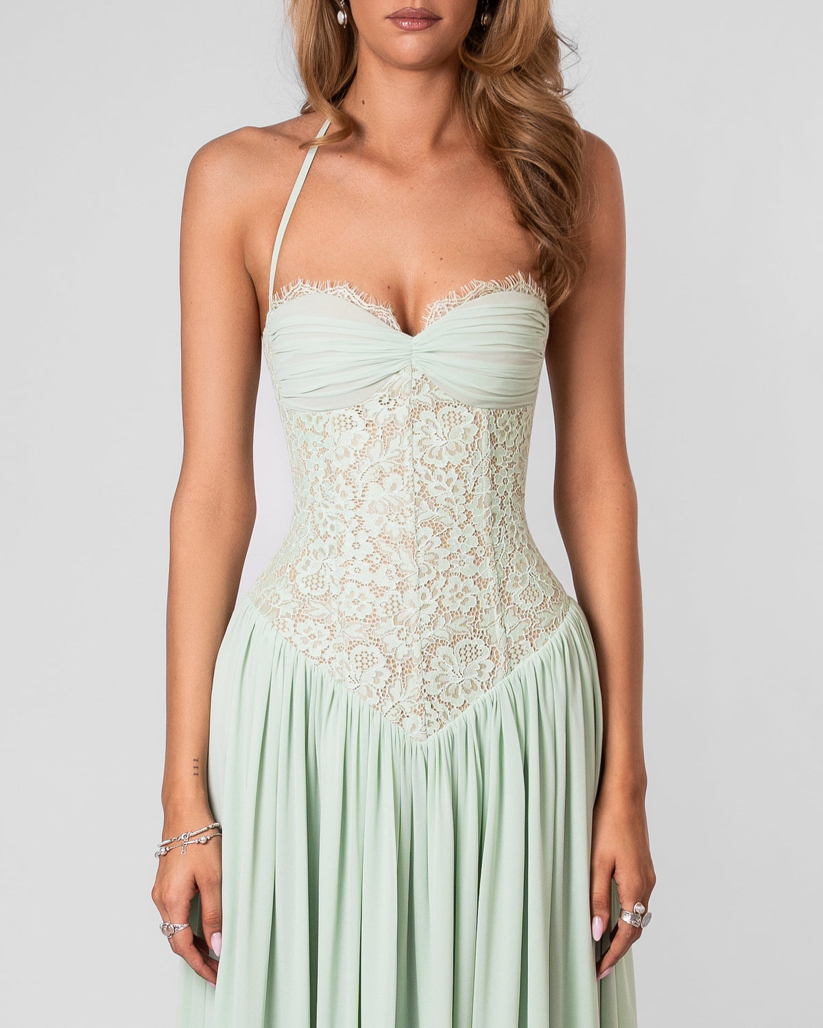 Aubrey Maxi Dress - Pink - UK 8