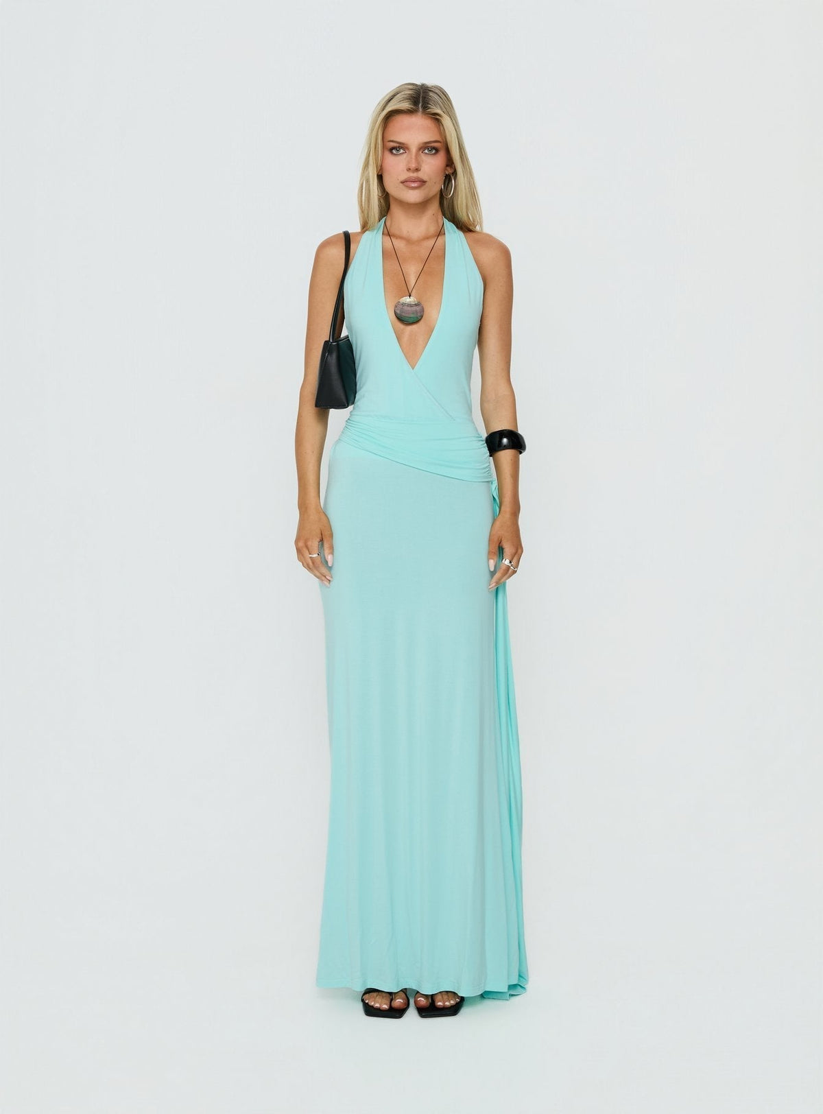 Beverly Maxi Dress - UK 16 - Blue
