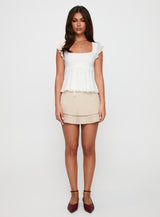 Elanor Top - White - XS