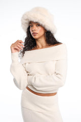 Selene Knit Maxi Set - Beige - L