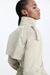 Amara Short Trench - Crème - M