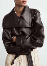 Lilith Leather Trenchcoat - XL