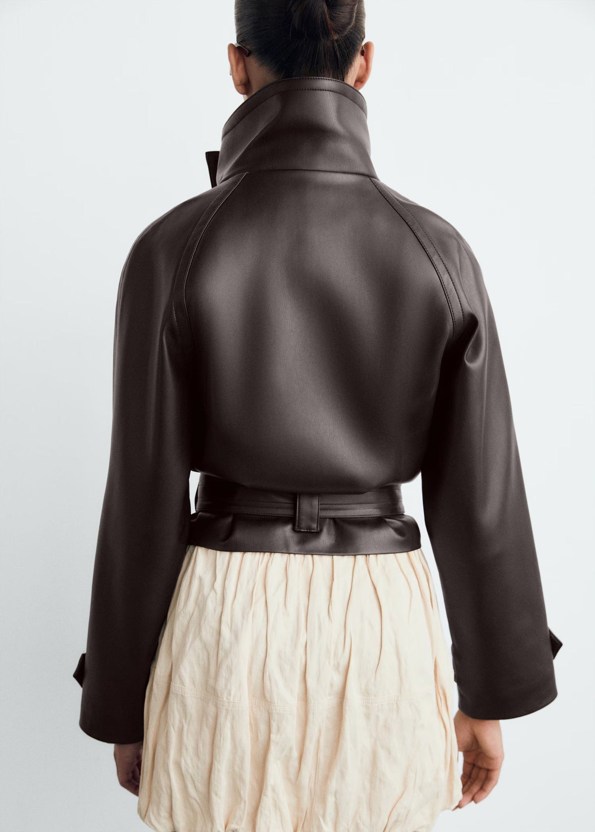 Lilith Leather Trenchcoat - M