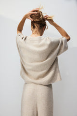 Bonnie Knit Co-ord - Beige - L