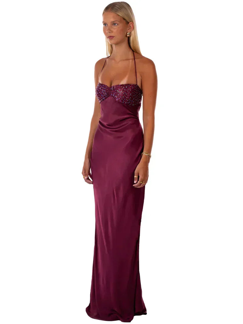 Jade Maxi Dress - Pink - XL