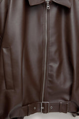 Celeste Leather Jacket - Black - XS