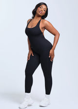 SnatchedKnit Backless Jumpsuit