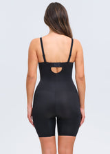 BraSculpt Strapless Bodysuit Shorts - Coffee - 2X