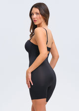 BraSculpt Strapless Bodysuit Shorts - Coffee - XL