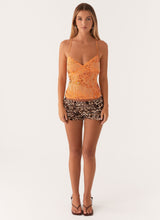Gigi Sequin Top - Red - XL
