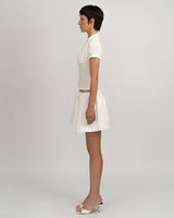 Solara Elegant Blouse - White - L
