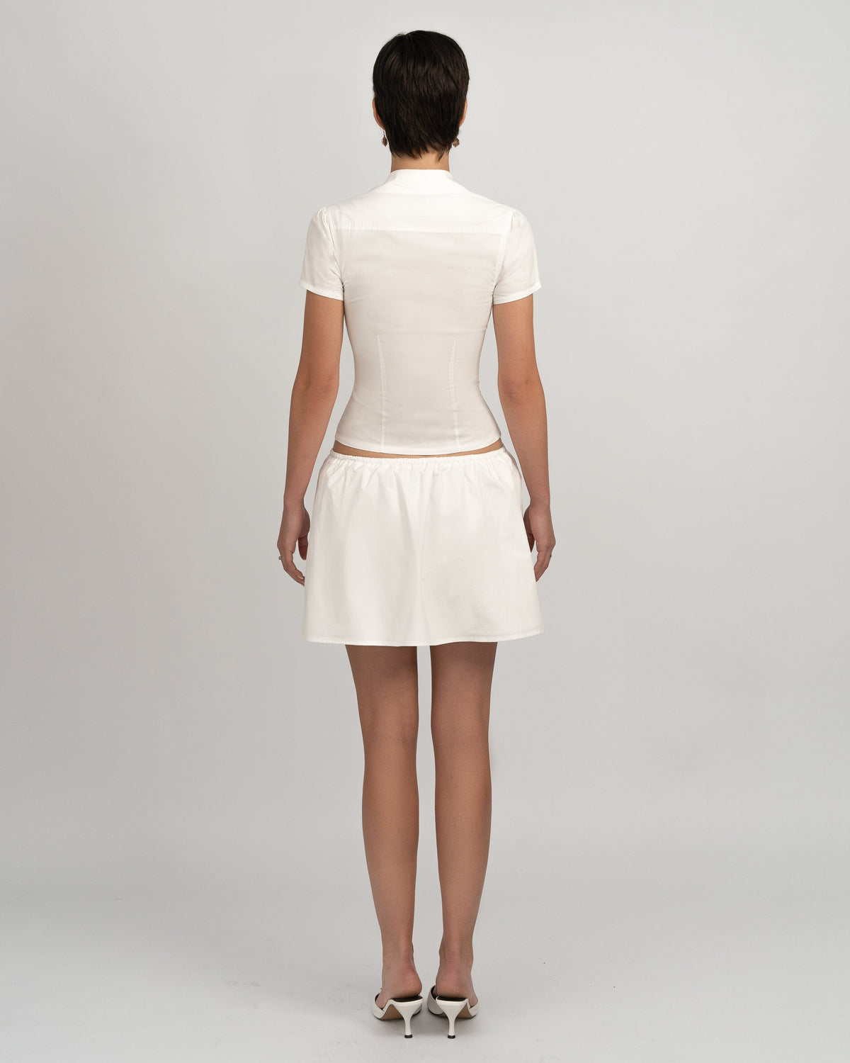 Solara Elegant Blouse - White - XL