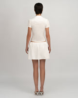 Solara Elegant Blouse - White - XL