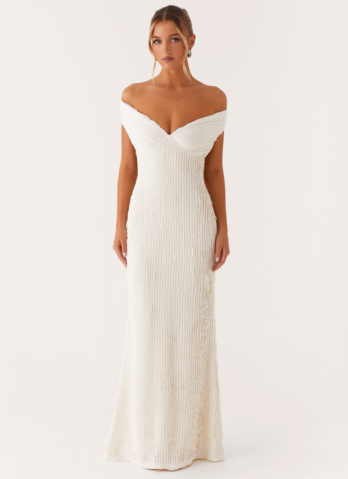 Mae Maxi Dress - White - XS