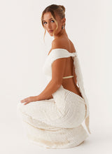 Mae Maxi Dress - White - L