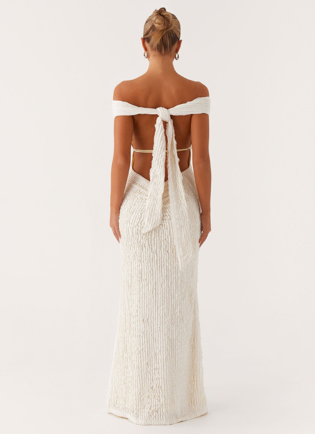 Mae Maxi Dress - White - XL